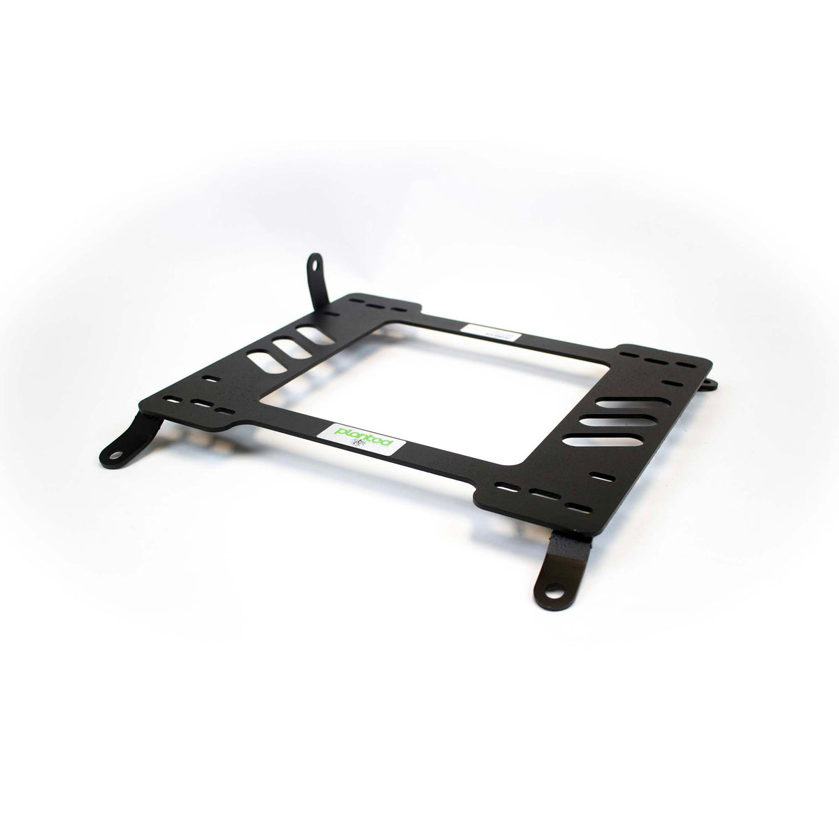 Planted seat bracket for 2014-2018 Kia Forte (2nd Gen), driver side, black powder-coated steel
