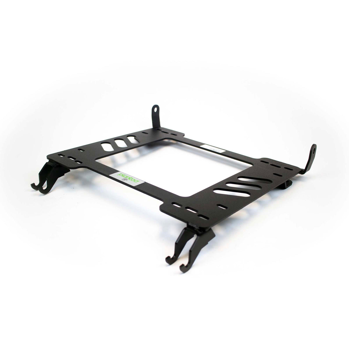 Planted seat bracket for 2012+ Chevrolet Colorado (2nd Gen), passenger side, black powder-coated steel