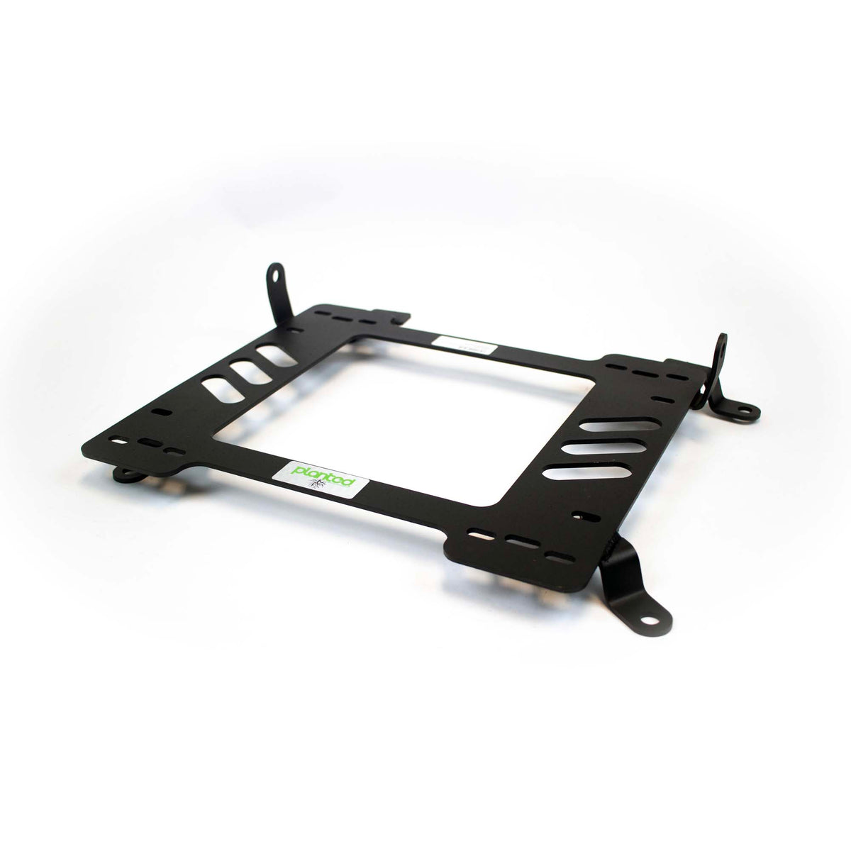Planted seat bracket for 2015+ VW Passat (B8), driver side, black powder-coated steel