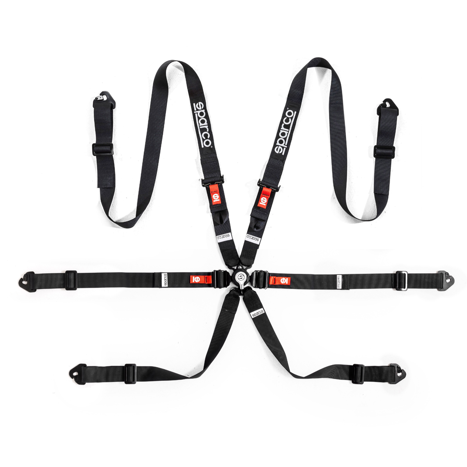 Sparco Competition H-2 Endurance 6-Point Racing Harness