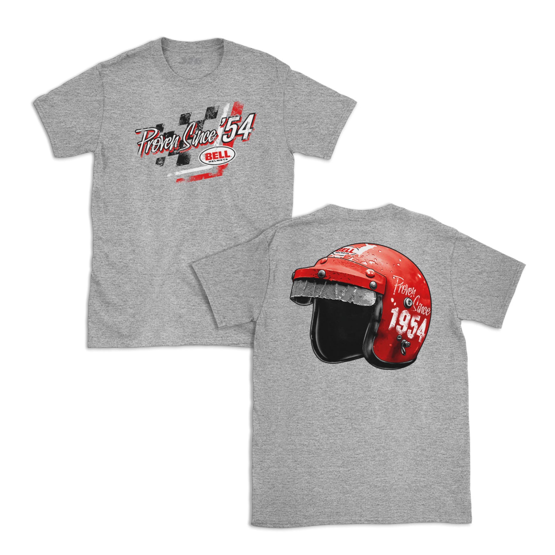 Bell Proven Since 1954 T-Shirt Medium / Grey