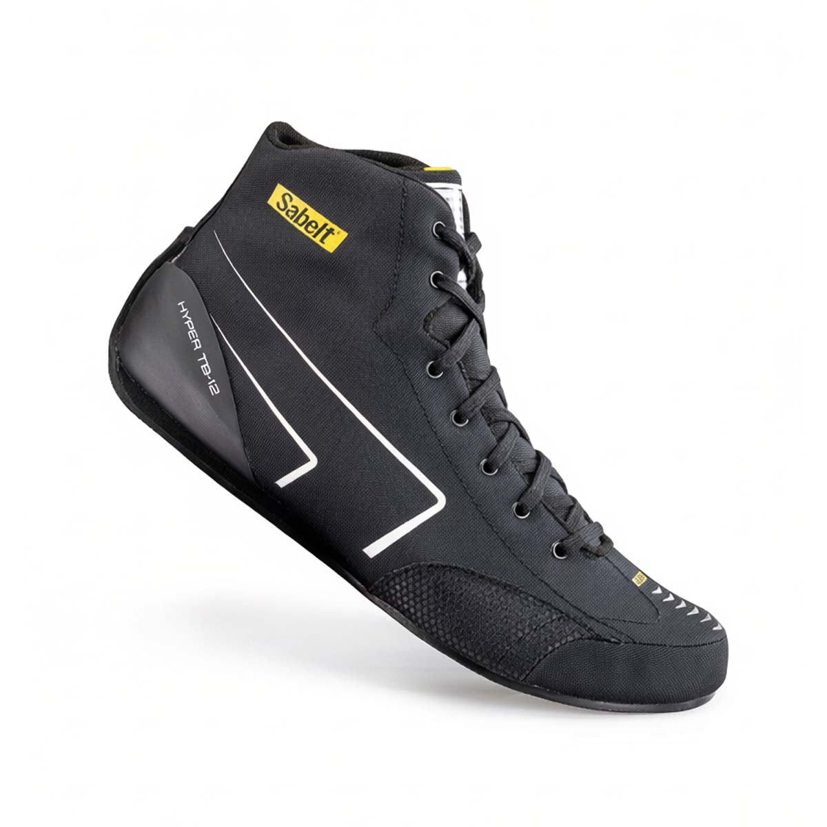 Sabelt Hyper TB-12 fabric racing shoe, FIA 8856-2018 homologated, in Black