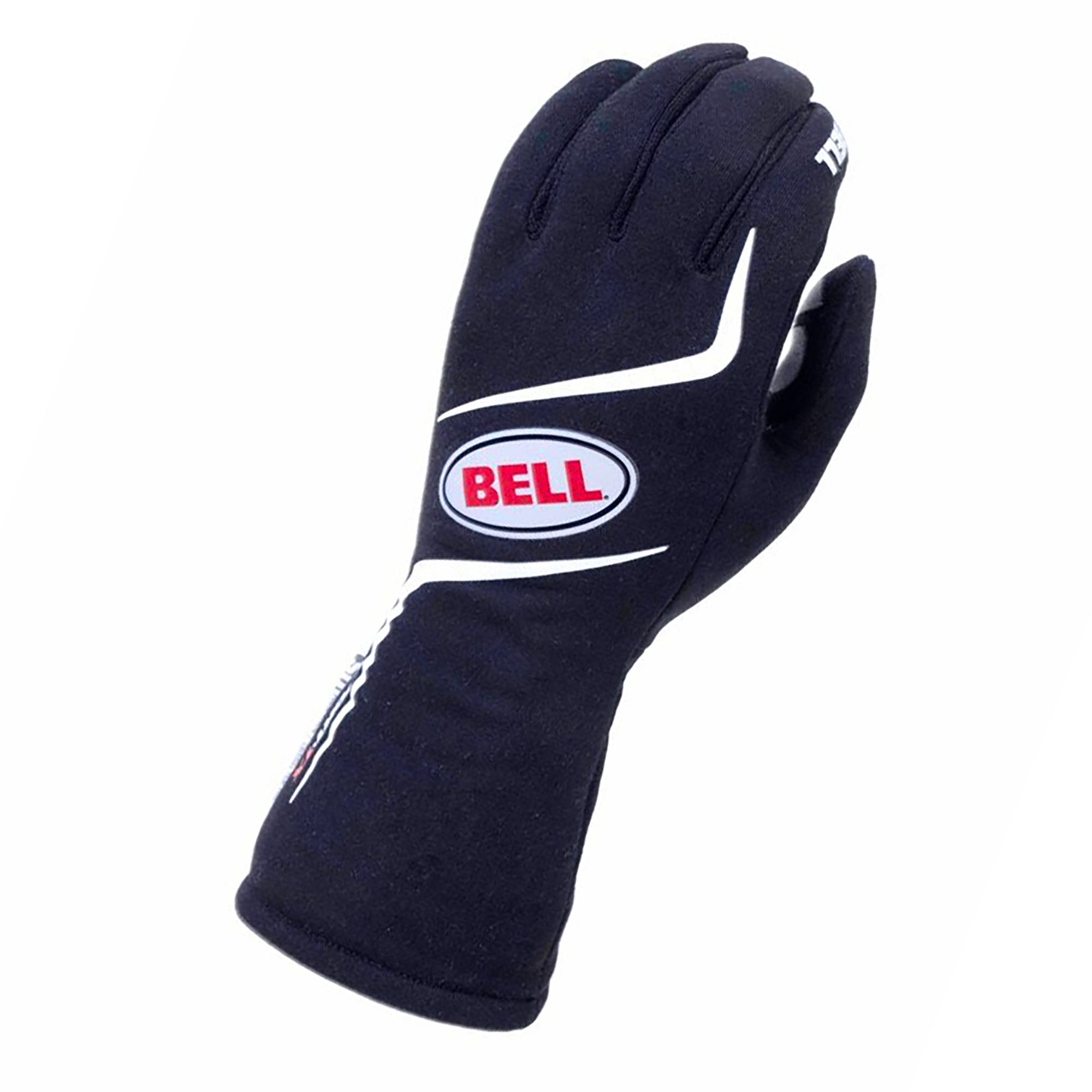 BELL SPORT-YTX Youth Auto Race Glove - SFI 3.3/5, Black/White
