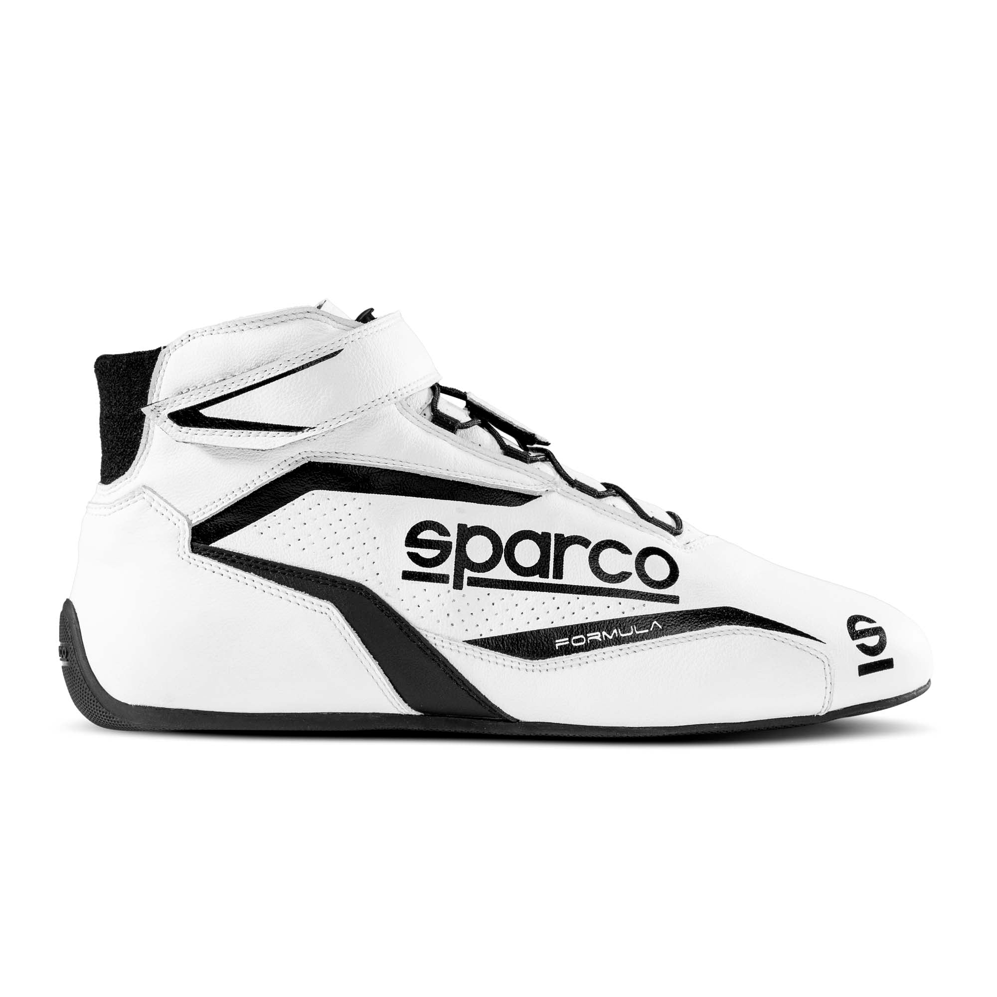 Sparco Formula Racing Shoes - White/Black