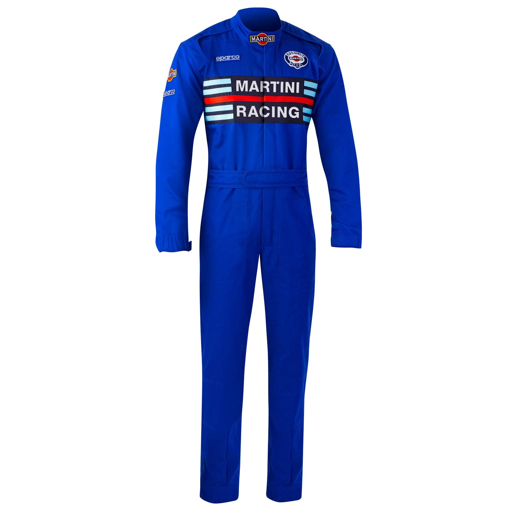 Sparco Martini MS-4 Mechanics Suit (Size: Large, Blue)