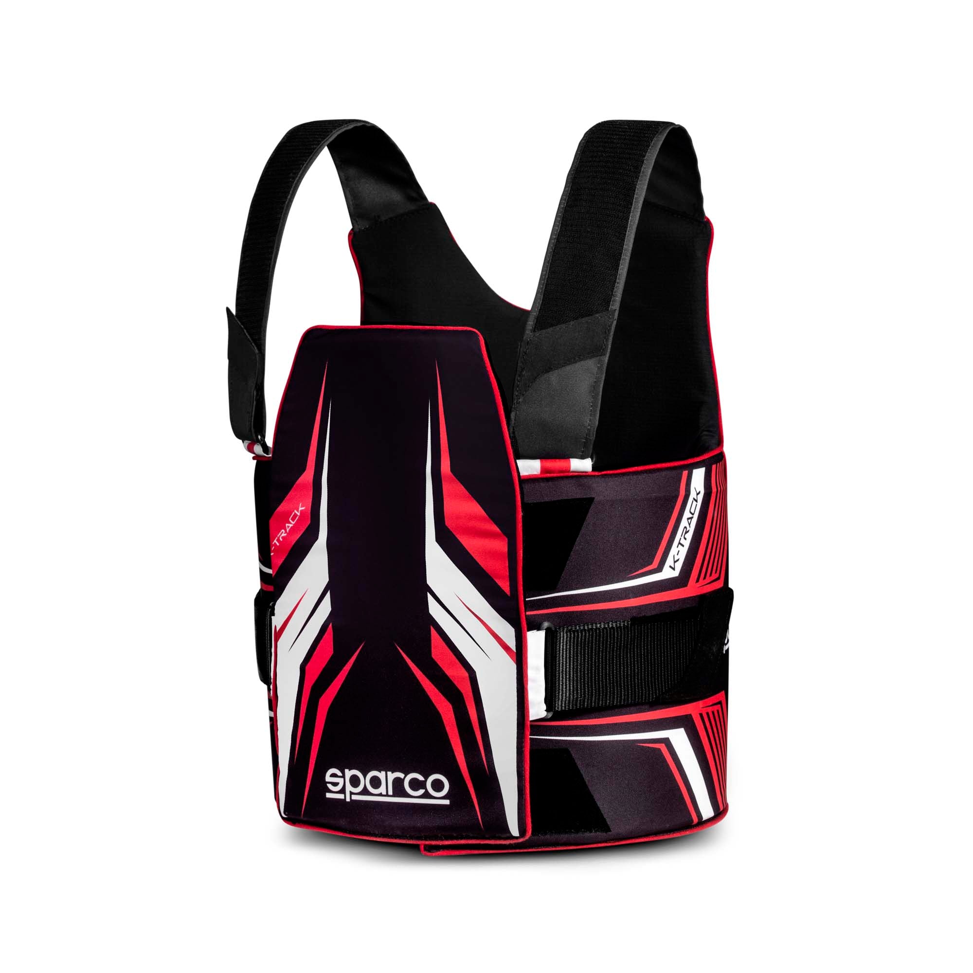Sparco K-Track Rib Protector Vest - Black/Red