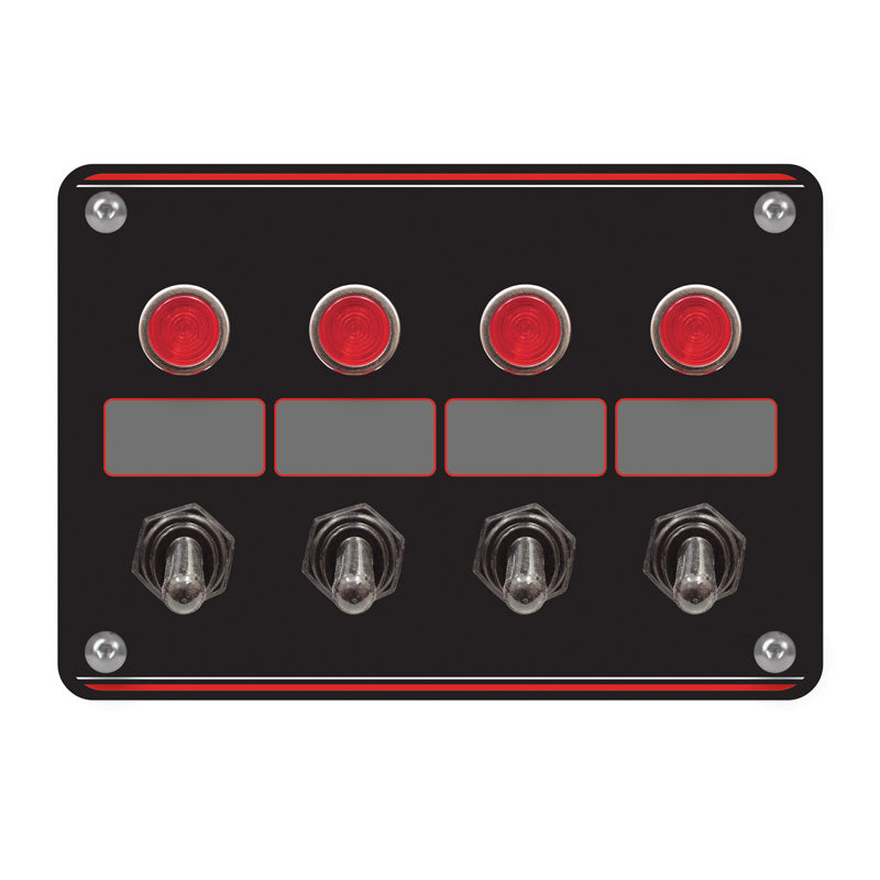 Longacre Accessory Switch Panel With Pilot Lights