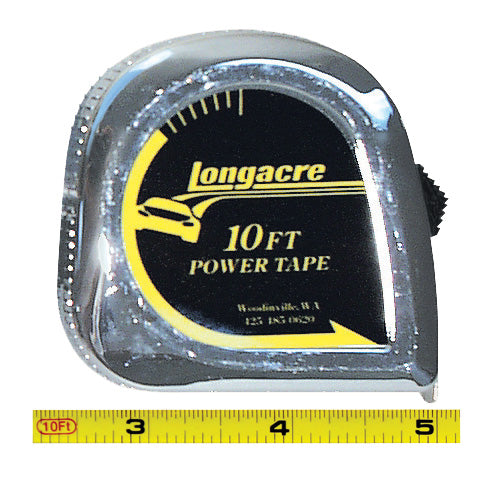 Longacre Tape Measure - 1/4" X 10'