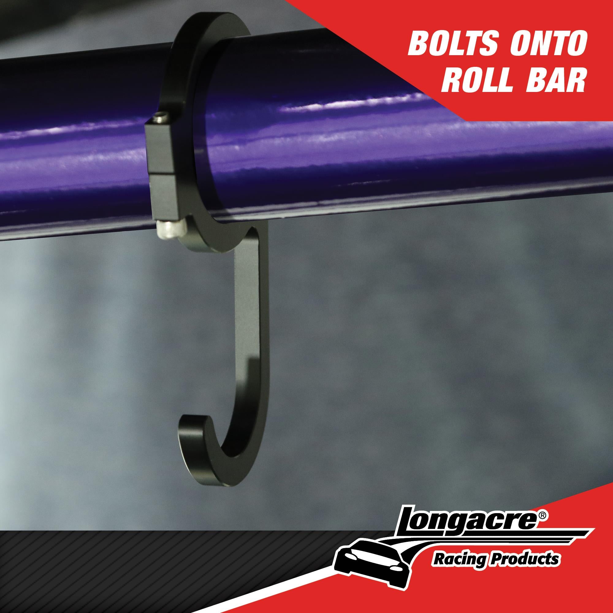 Longacre Steering Wheel Hook - Fits 1.75" Bar