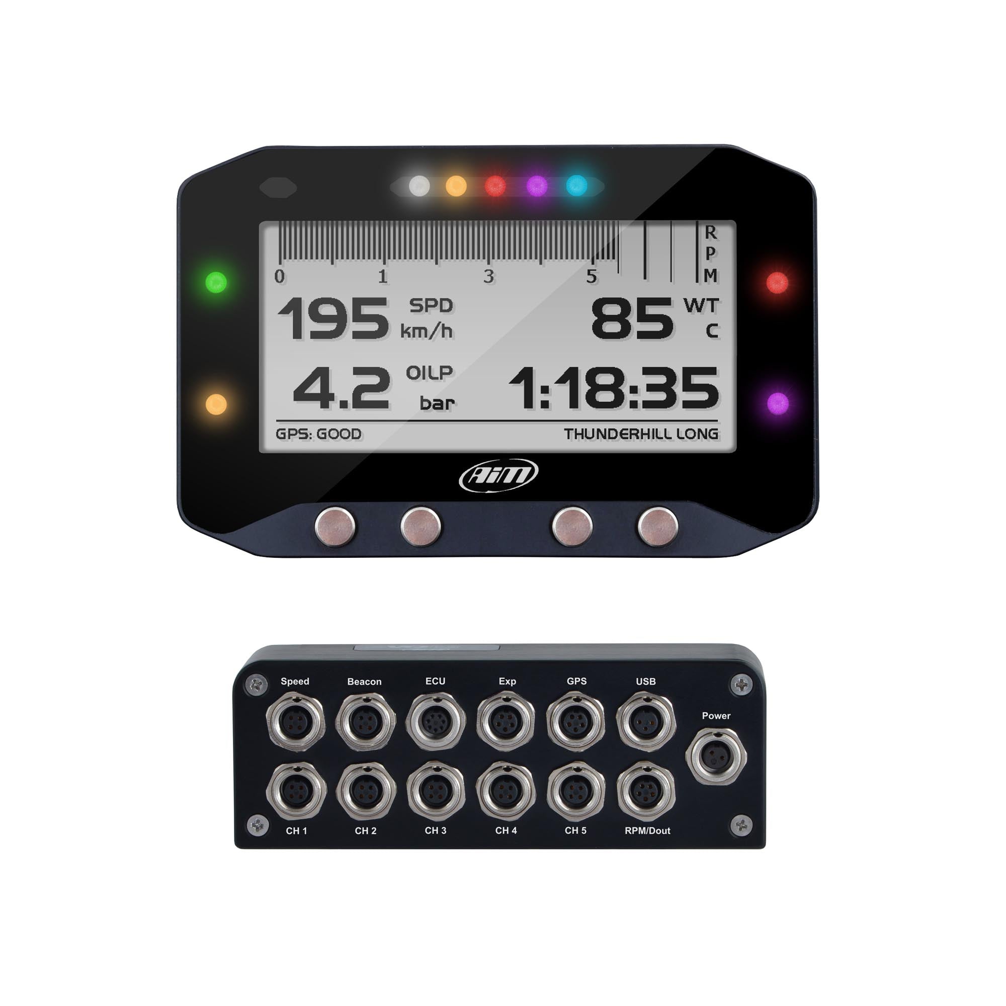 AIM EVO4S Data Logger with GS-Dash