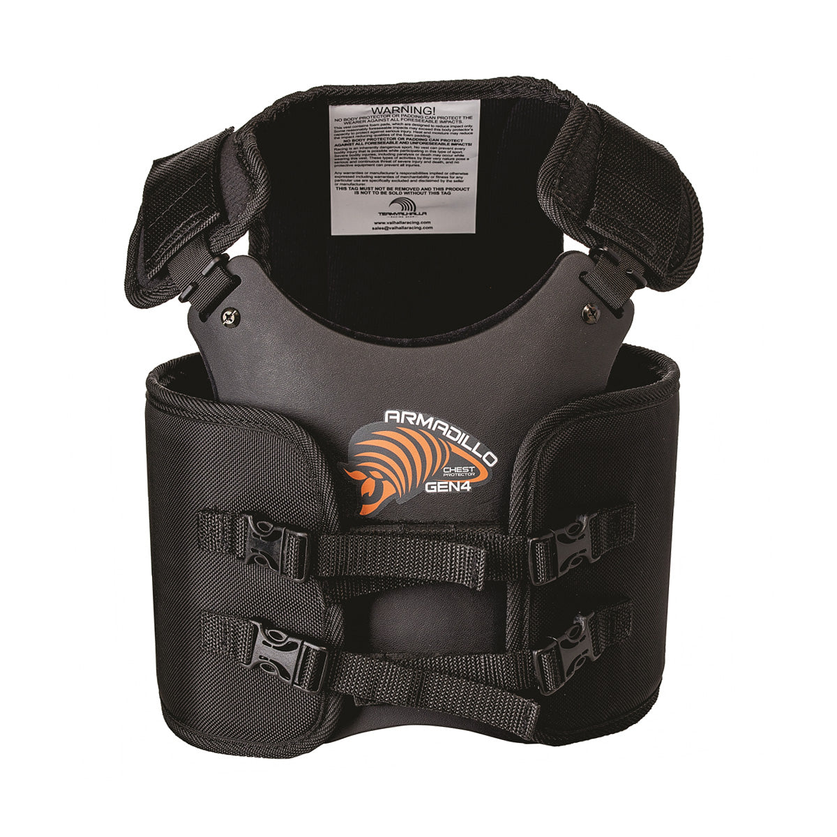 armadillo motorcycle helmet Valhalla Gen4 Armadillo Youth Karting Chest Protector Vest