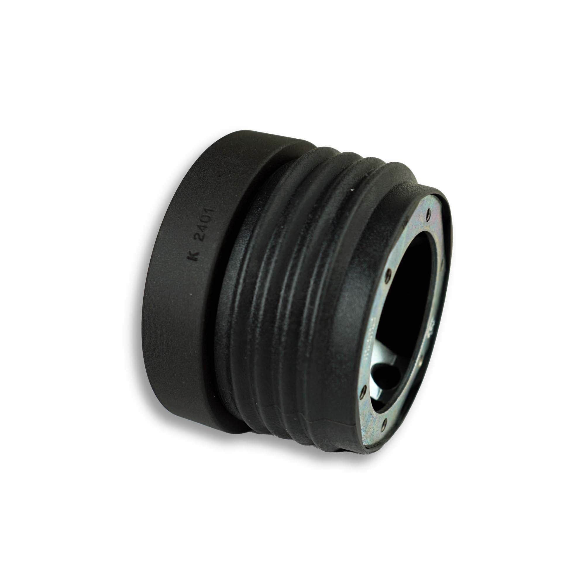 Forever Sharp Black Billet Aluminum Steering Wheel Hub Adapter For 1968-69 Dodge Charger - Fits Grant, Momo Wheels