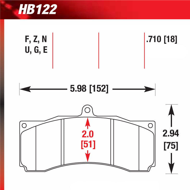 Hawk Performance LTS Rear Brake Pads - HB931Y.786