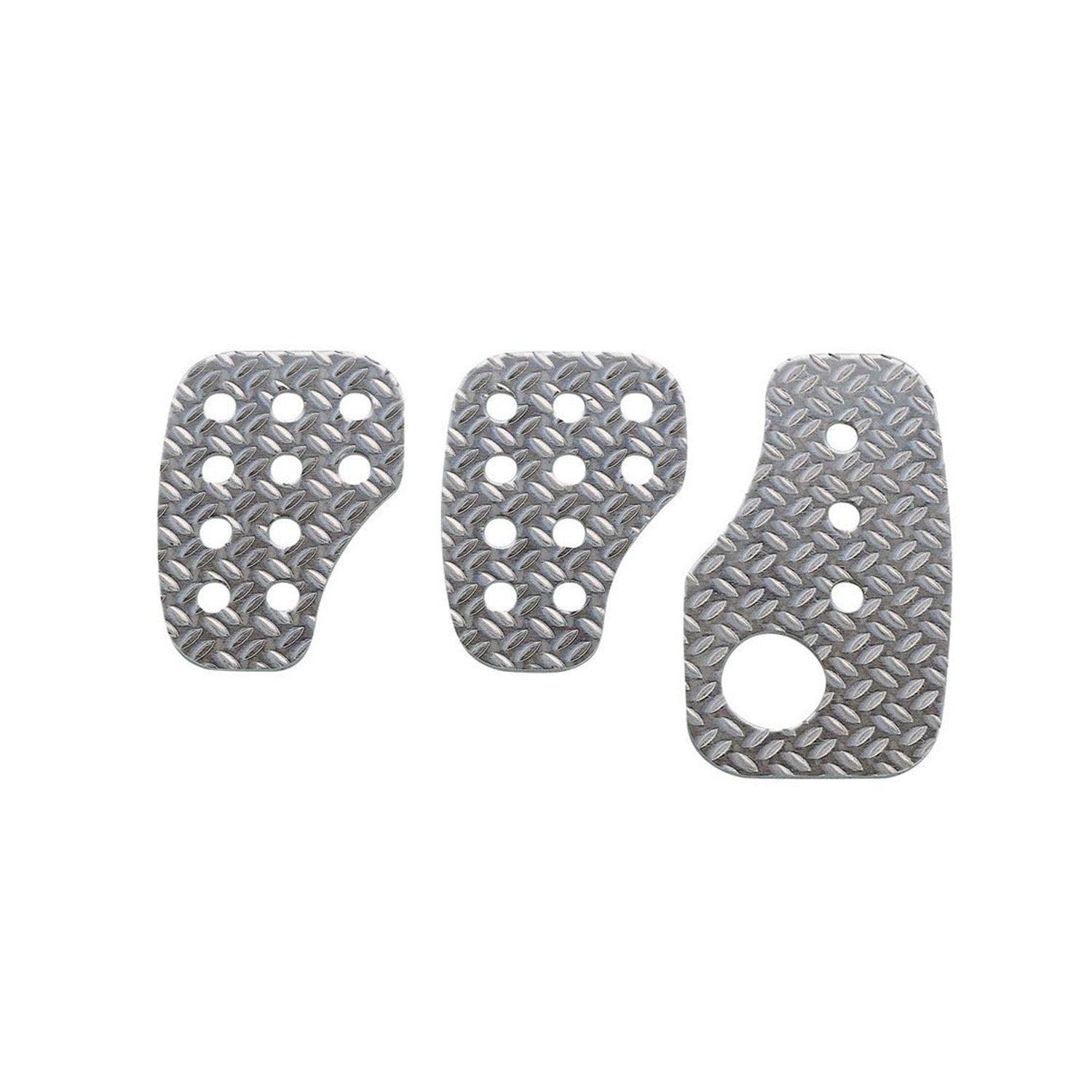 OMP Knurled Sand-Blasted Aluminum Pedals (Set of 3) OA0-1050