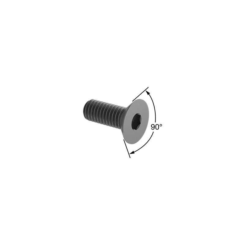 6-Pack Steering Wheel Bolt Kit – Fits Momo, Nardi, Personal, NRG, Sparco – Flat Head Screws