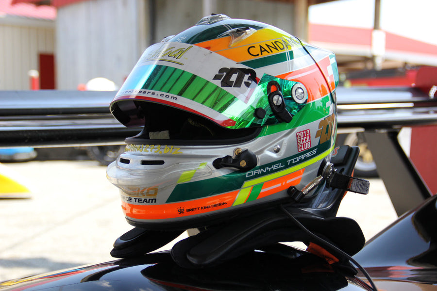 Modelo Racing Helmet Auto Racing Helmets