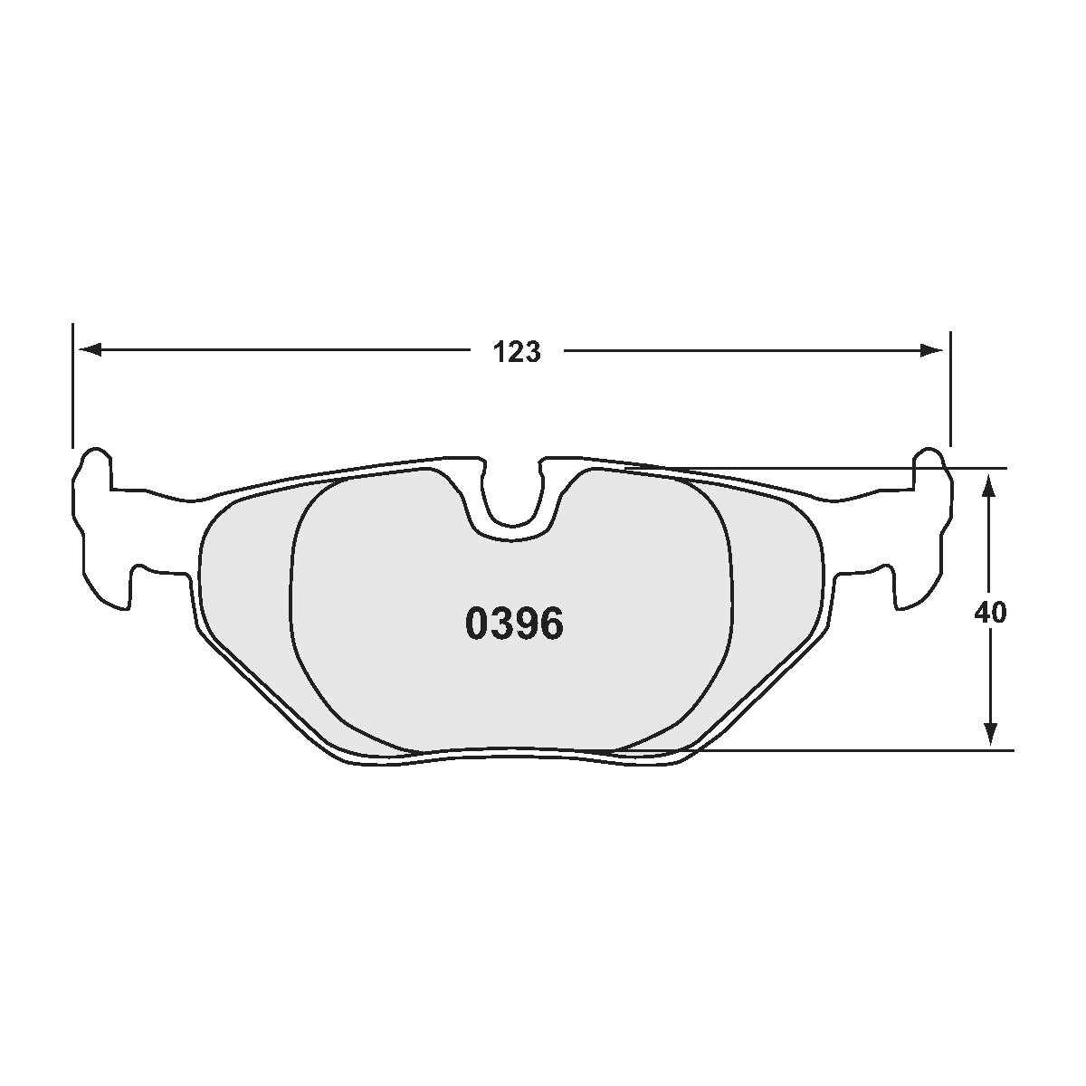PFC BMW E36/E46 Rear Brake Pads - 11 Compound - 0396.11.17.44