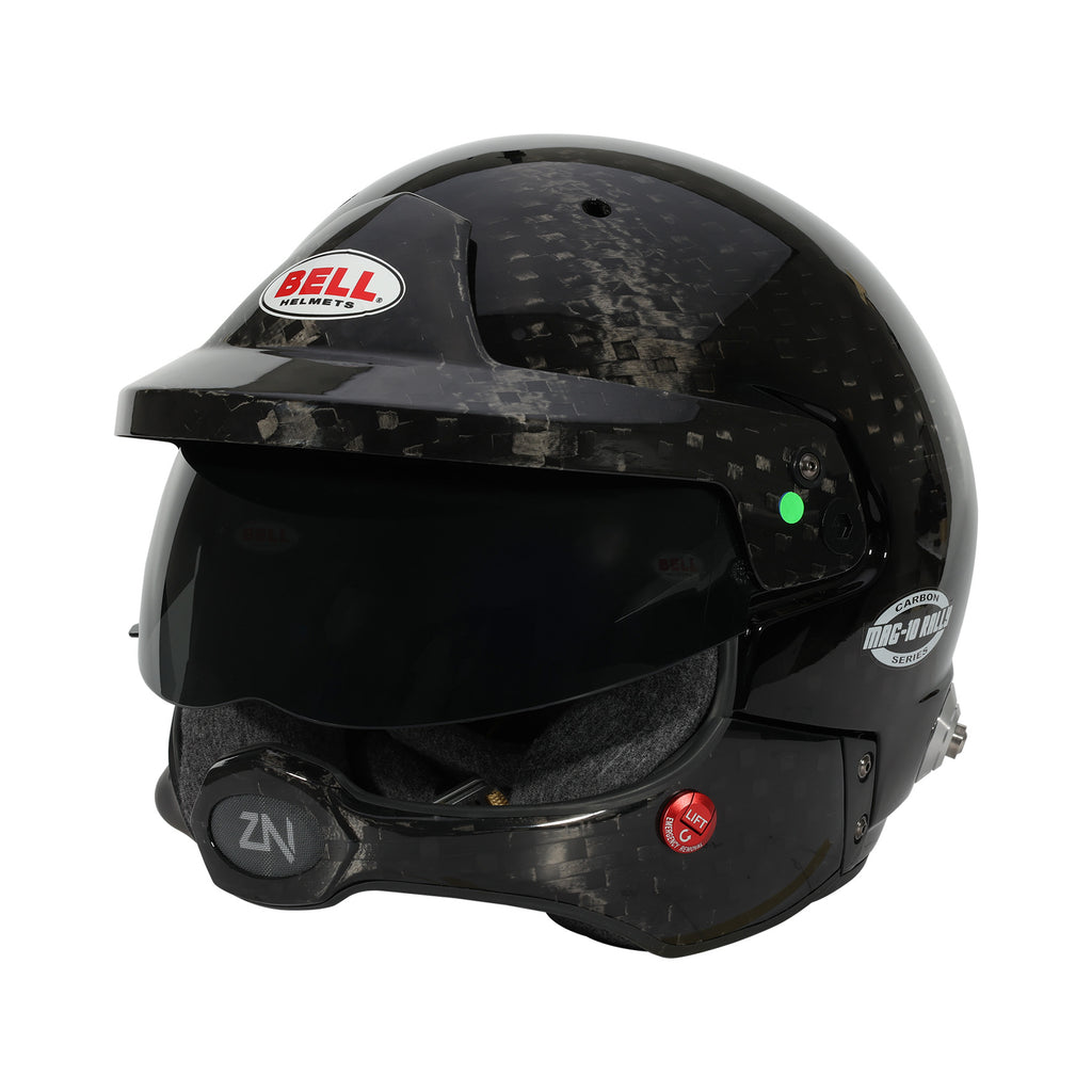 bell - vador sa2010 racing helmet MAG 10 Rally Ultra Carbon FIA 8859 2024 SA2025 Hans Jet YETI Hopper M20 Seafoam Adjustable integrated anti Colors:Lemon-Aid Skirting_Hair