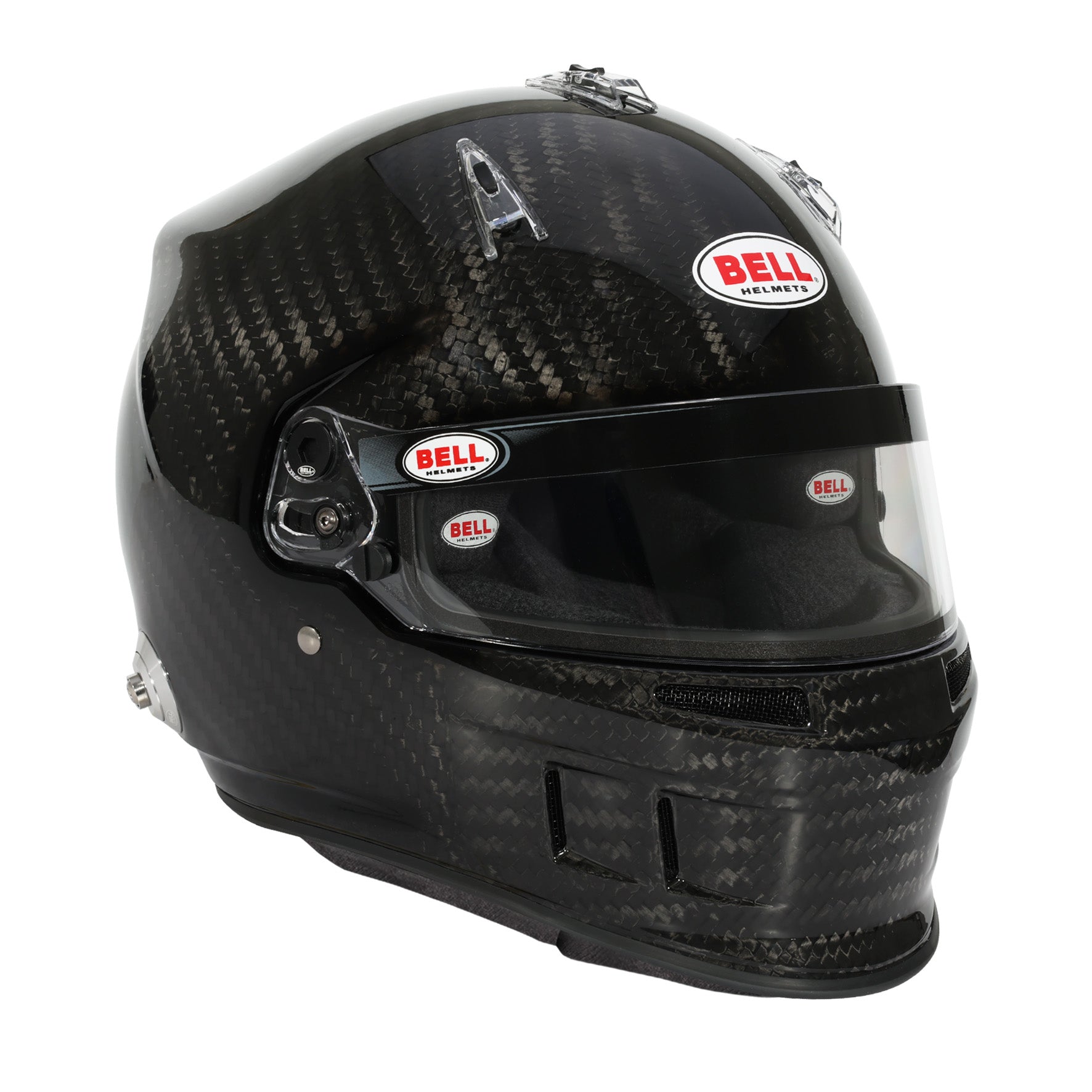 Bell XR7 Ultra Carbon racing helmet side profile view