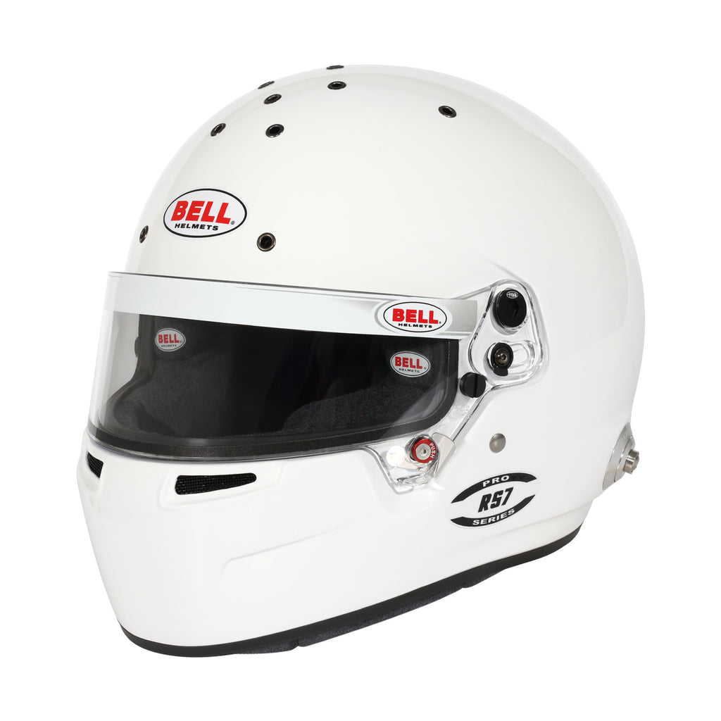 Bell RS7 PRO Racing Helmet Snell - SA2025 | FIA | Free GIFT, FIA8859-2024 | Snell SA2025 | White