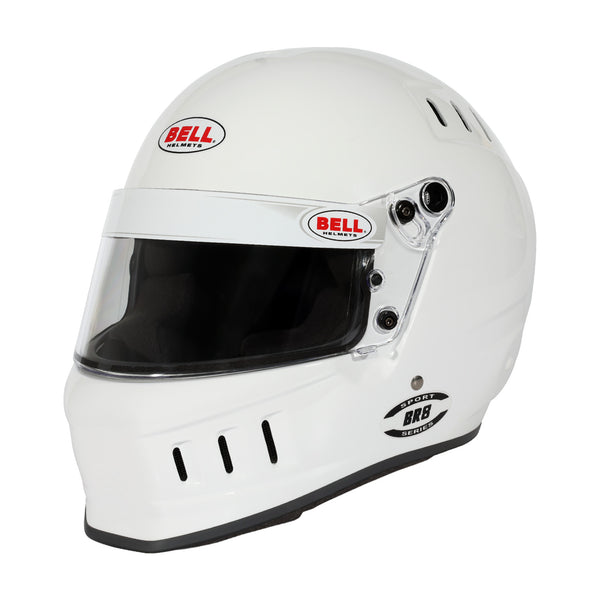 Bell BR8 SPORT Dirt Track and Off-Road Racing Helmet - Snell SA2025, Snell SA2025 | Matte Black