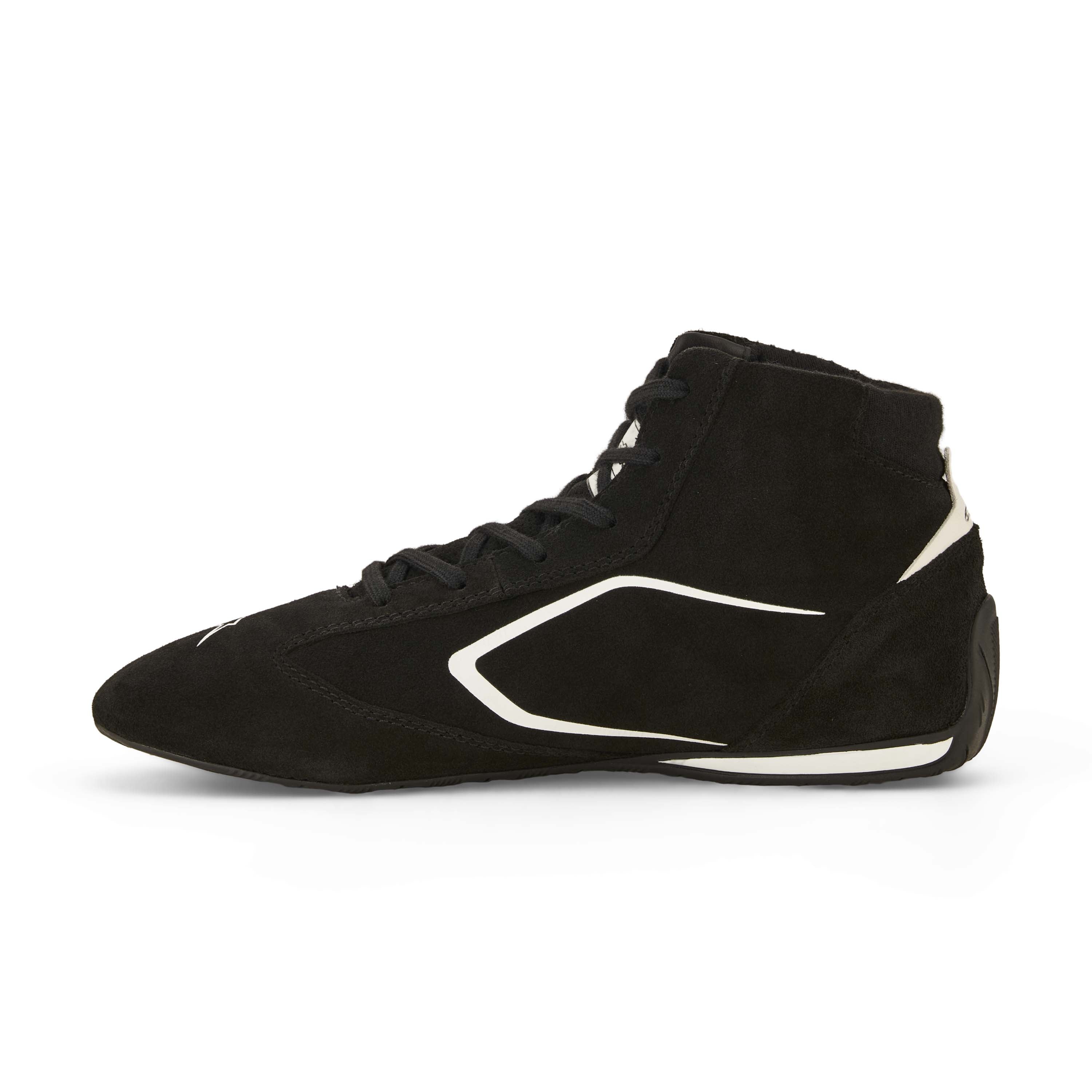Inside view of Alpinestars SP v3 racing shoe showing padded interior and ergonomic fit