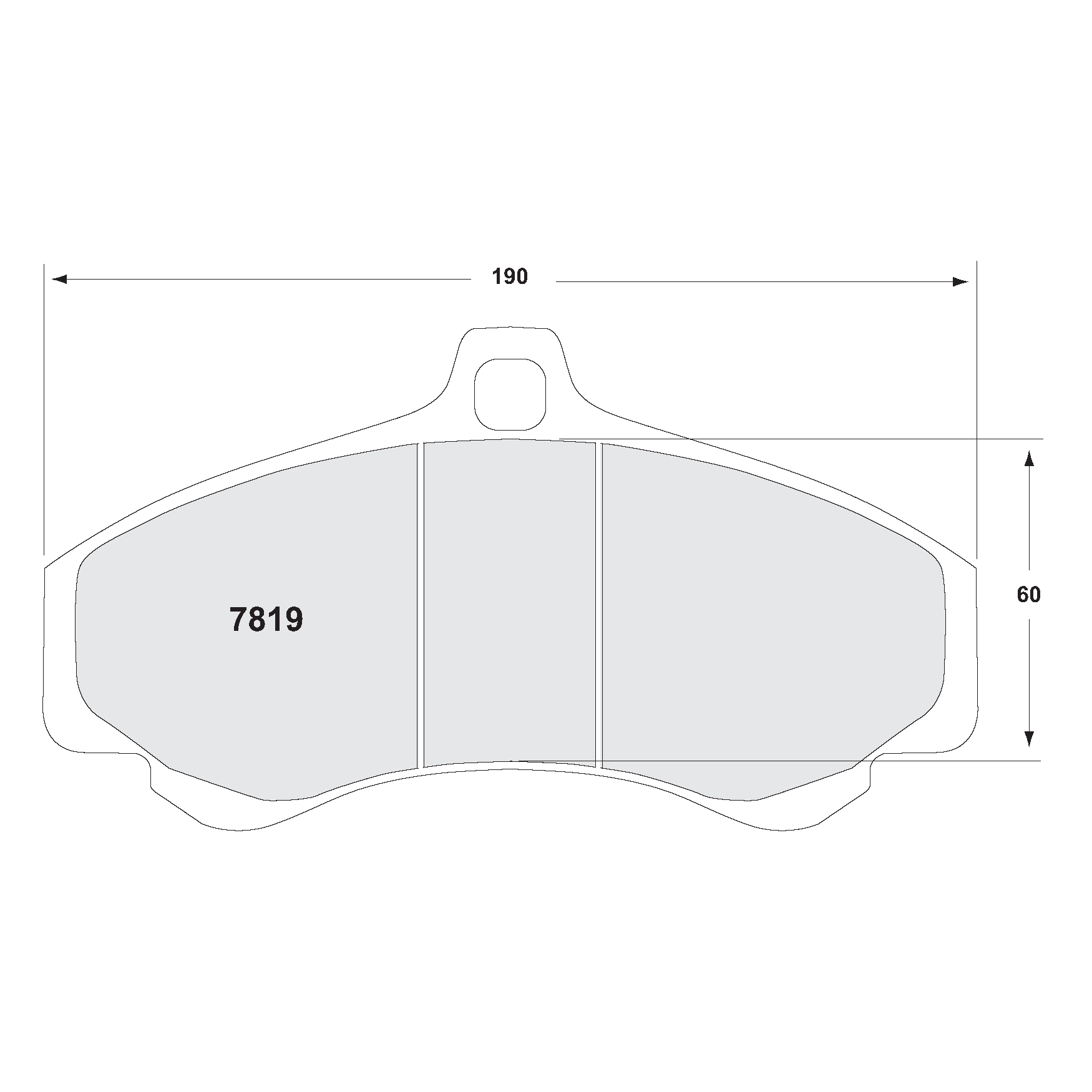 PFC Porsche 996/997 GT2 GT3 Turbo Front Brake Pads - 331 Compound  - 7819.331.17.44