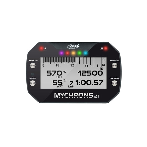 AIM MyChron5 S 2T Karting Dash Logger - EGT & CHT Sensors