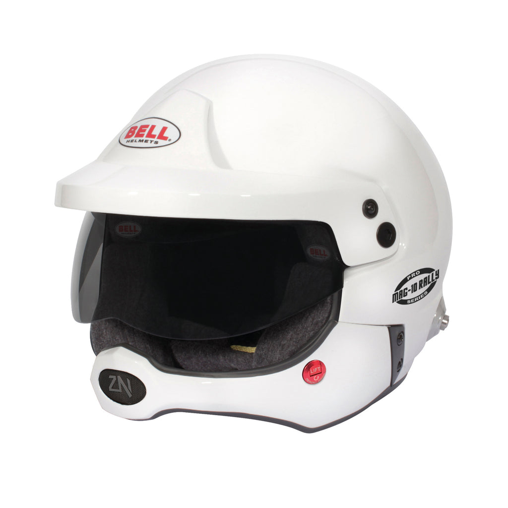 Bell MAG-10 RALLY PRO Helmet - SA2020 | FIA8859, White