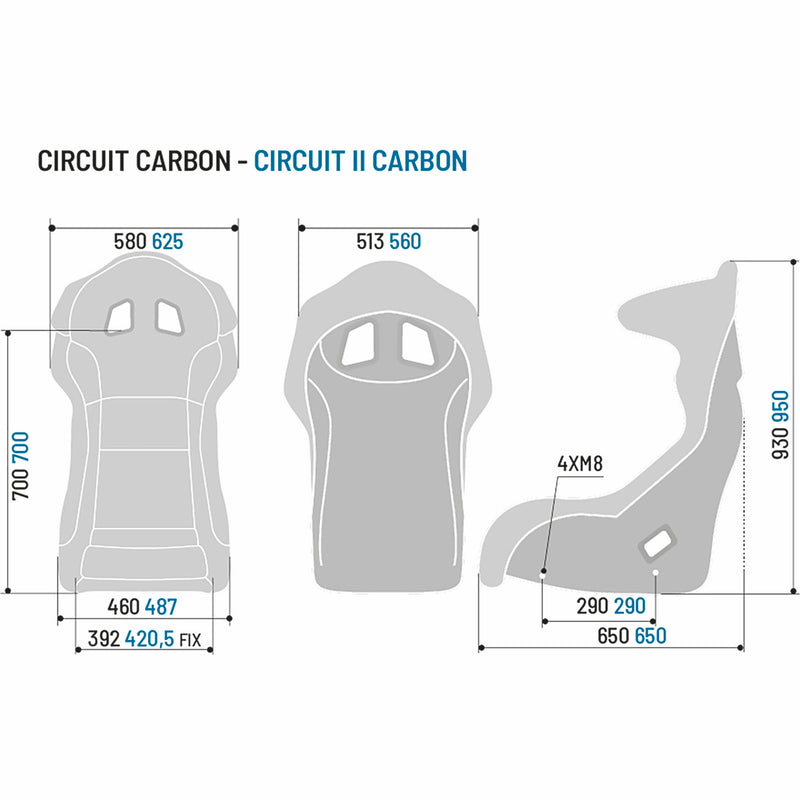 Sparco Circuit II Carbon Racing Seat
