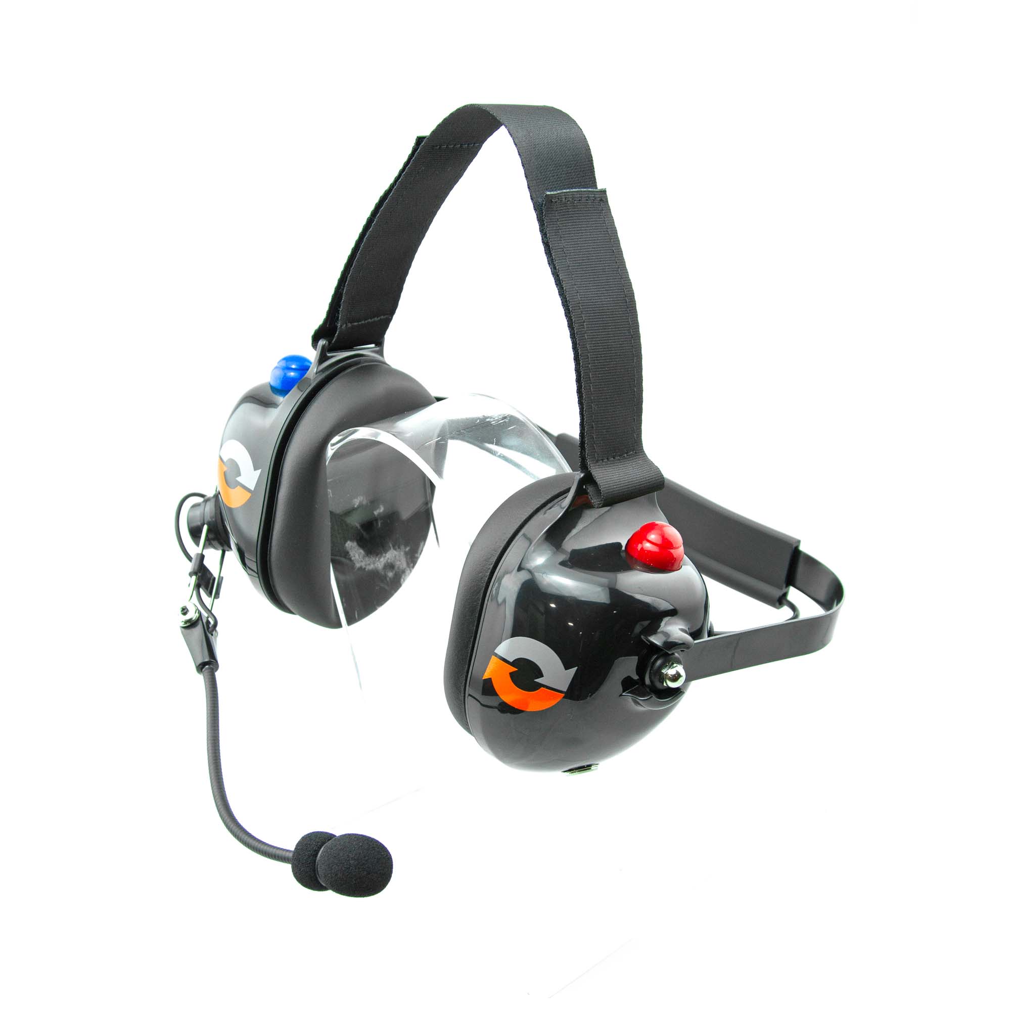 RaceCom Behind-the-Head Dual-Radio Headset