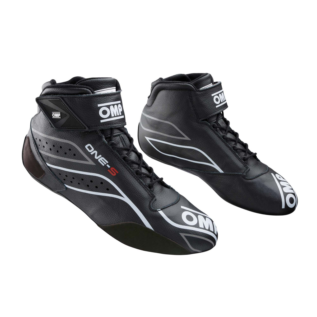OMP One-S racing shoe FIA 8856-2018 in Black