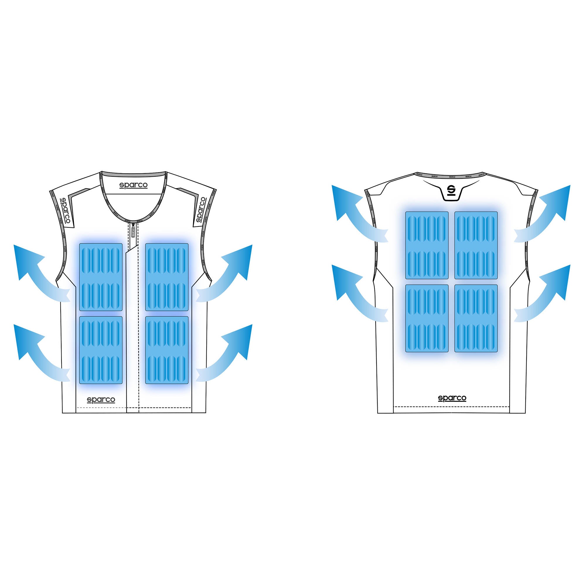 Sparco Ice-Vest Cooling Vest