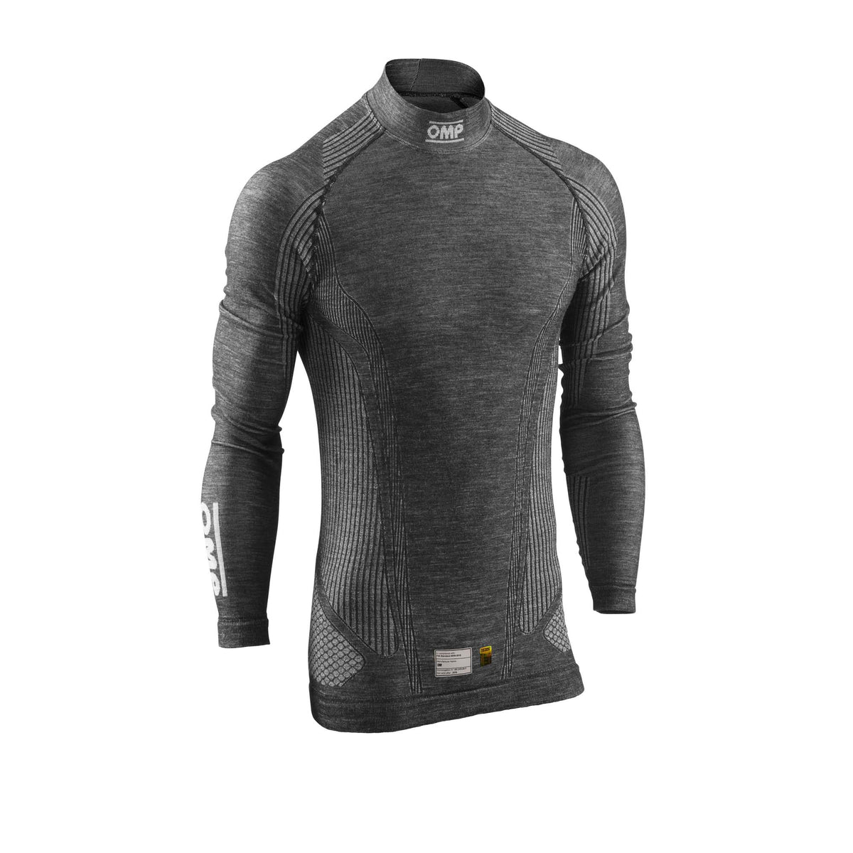 OMP Tecnica Evo v2 FIA 8856-2018 racing undershirt in Anthracite with seamless construction