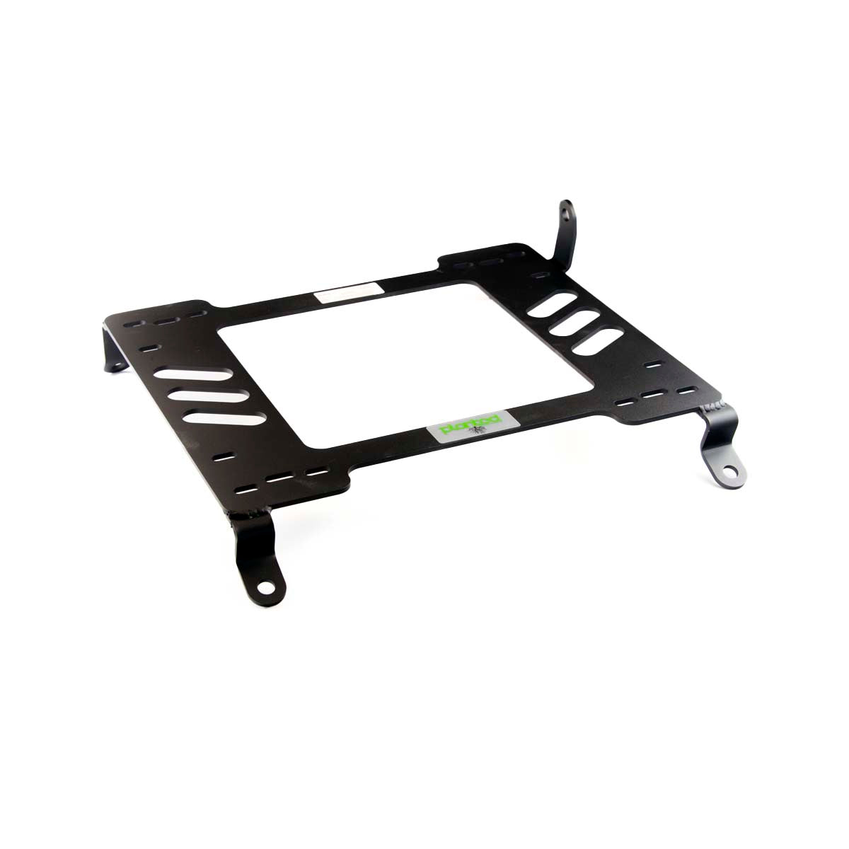 Planted seat bracket for 2001-2005 Lexus IS300, passenger side, black powder-coated steel