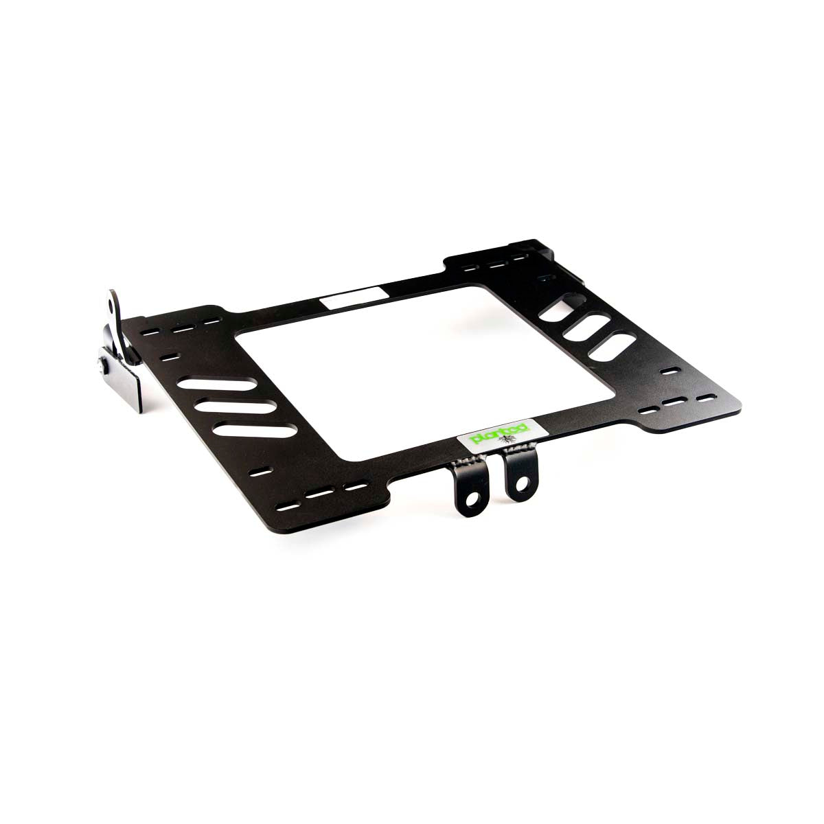 Planted seat bracket for VW Beetle/Golf/GTI/Jetta (Mk4), driver side, black powder-coated steel