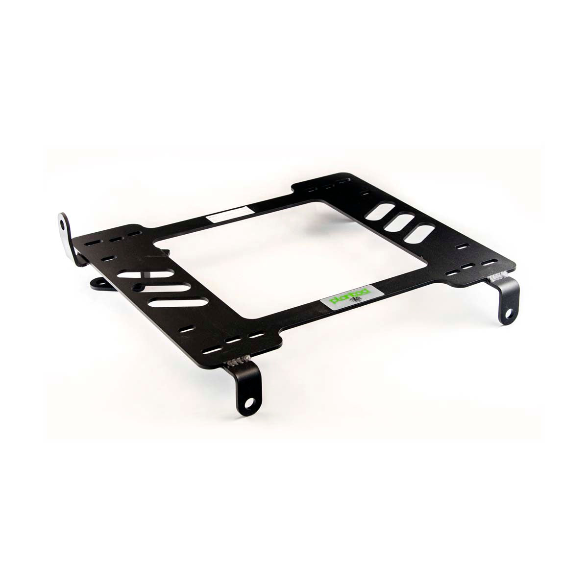 Planted seat bracket for 2002-2005 Honda Civic Si, driver side, black powder-coated steel