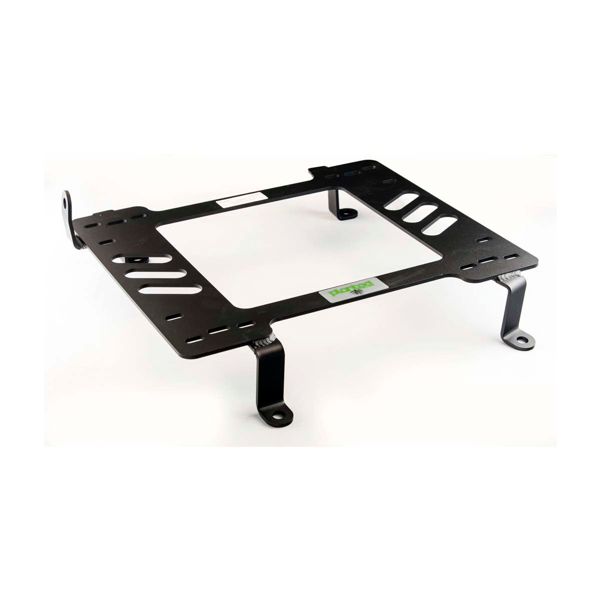 Vehicle-specific floor mounting base for 1989-1994 Eagle Talon / Mitsubishi Eclipse, driver side, shown with Planted top plate