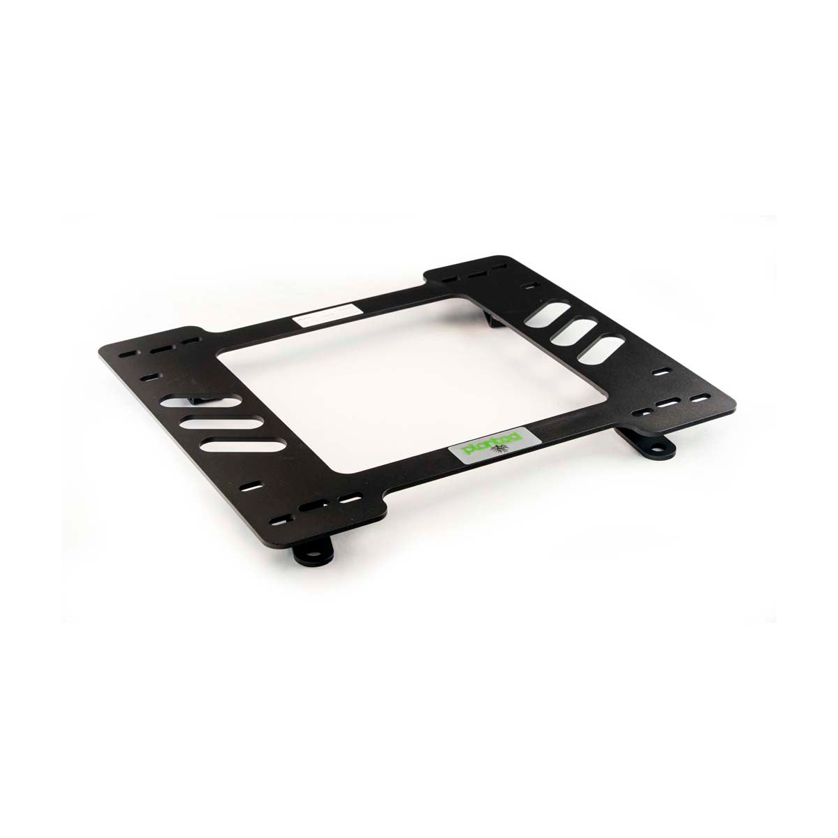 Planted seat bracket for 1982-1992 Chevrolet Camaro, driver side, black powder-coated steel