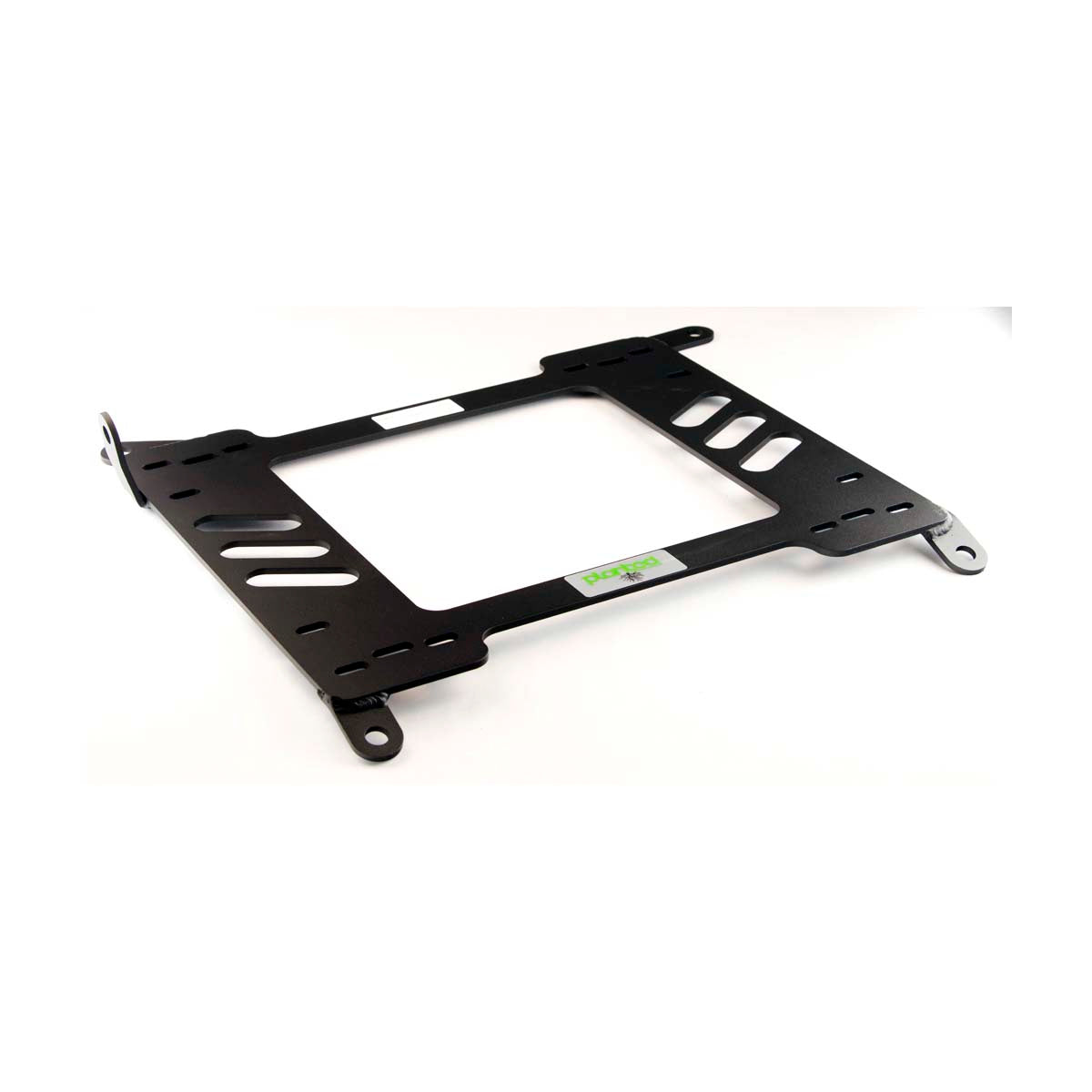 Vehicle-specific floor mounting base for 2000-2006 Nissan Sentra / Maxima, driver side, shown with Planted top plate