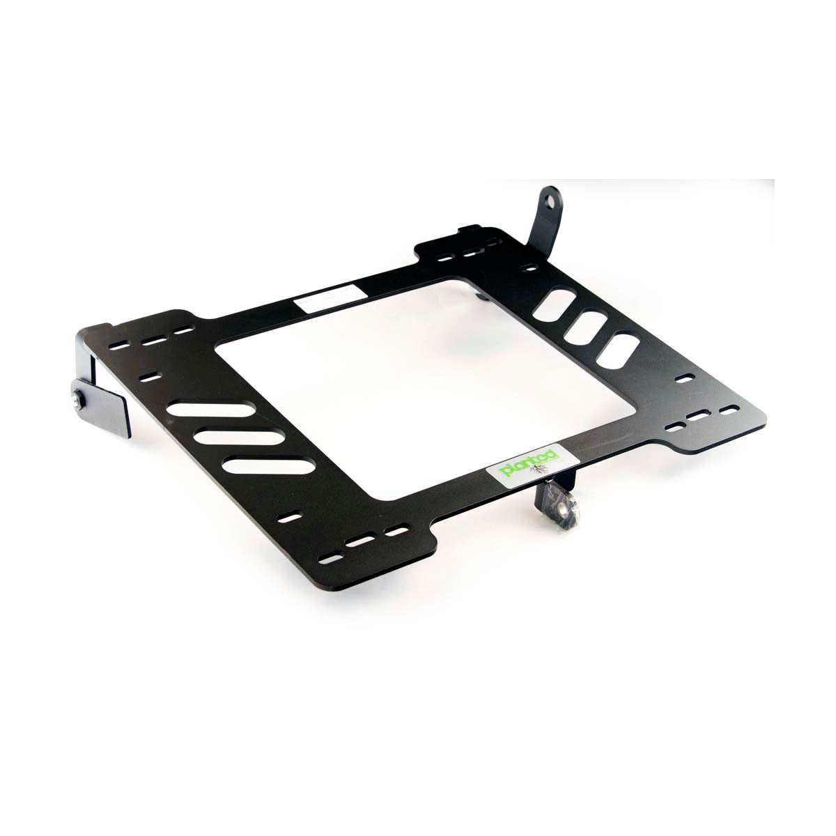 Vehicle-specific floor mounting base for VW Golf/Jetta/Rabbit/Scirocco (Mk1), passenger side, shown with Planted top plate