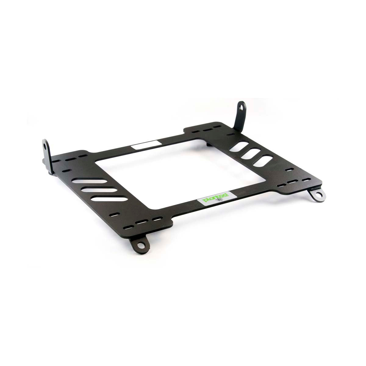 Vehicle-specific floor mounting base for 1996-2004 Mercedes SLK, driver side, shown with Planted top plate