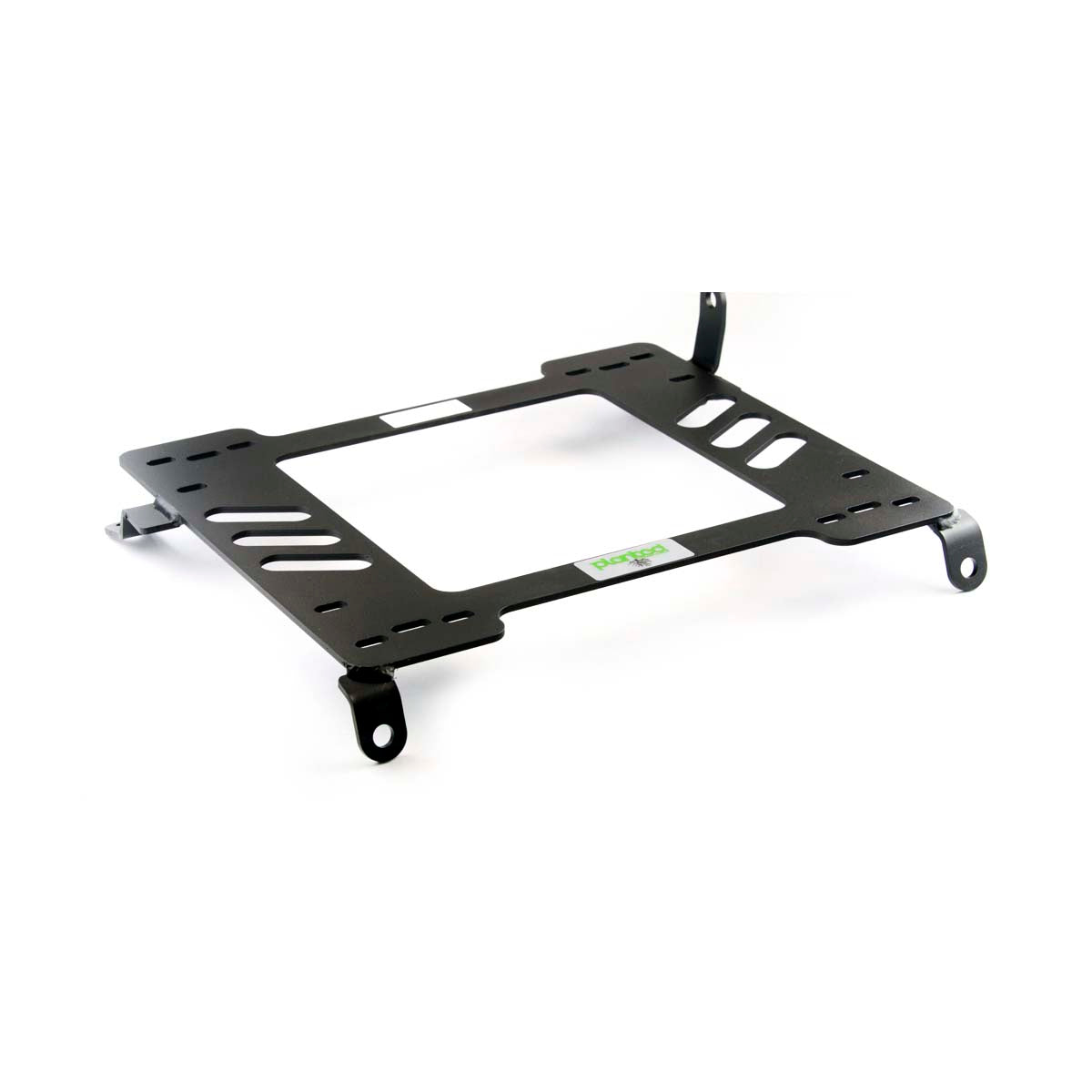 Vehicle-specific floor mounting base for 1988-1992 Toyota Cressida, passenger side, shown with Planted top plate
