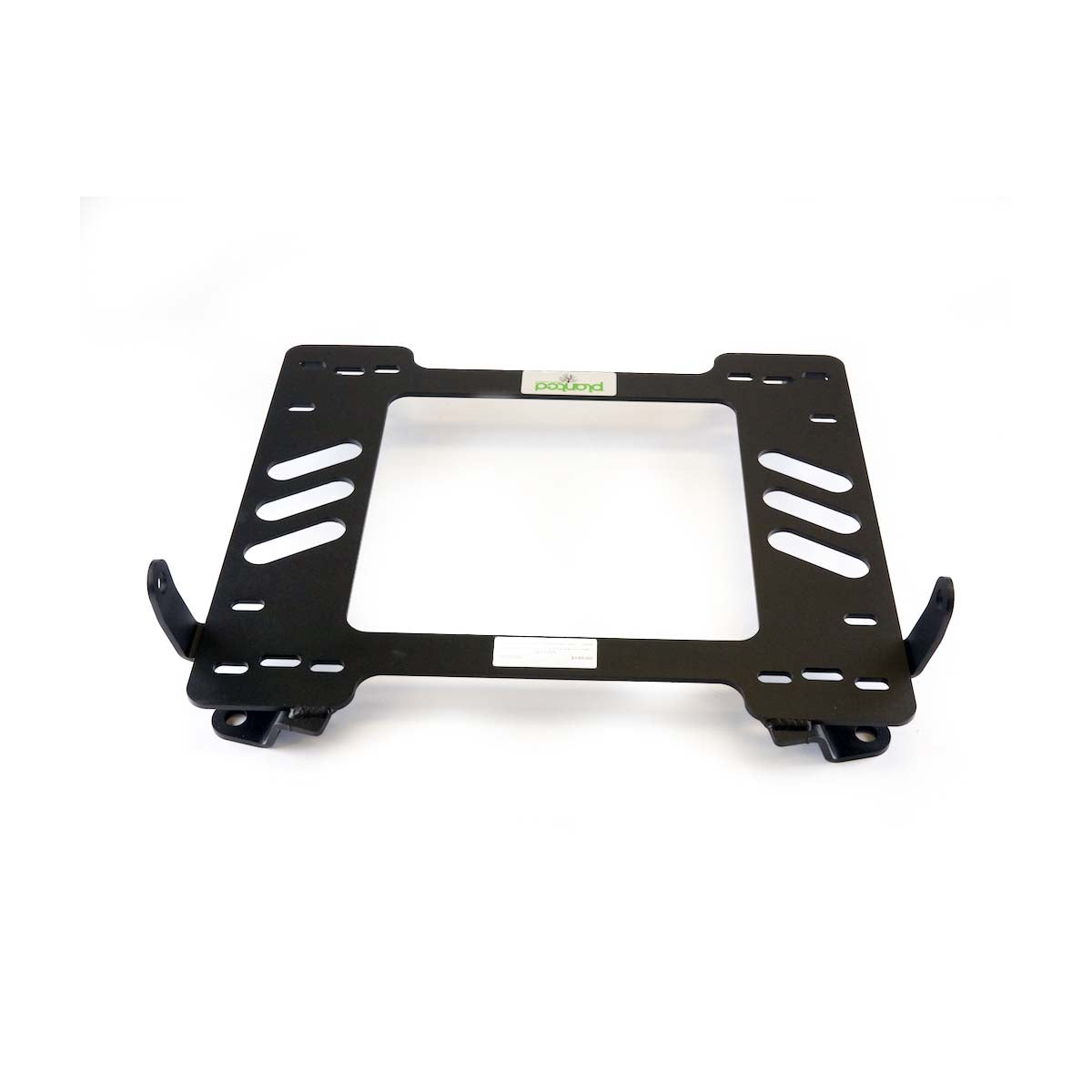 Vehicle-specific floor mounting base for 2004-2009 Ferrari F430, driver side, shown with Planted top plate