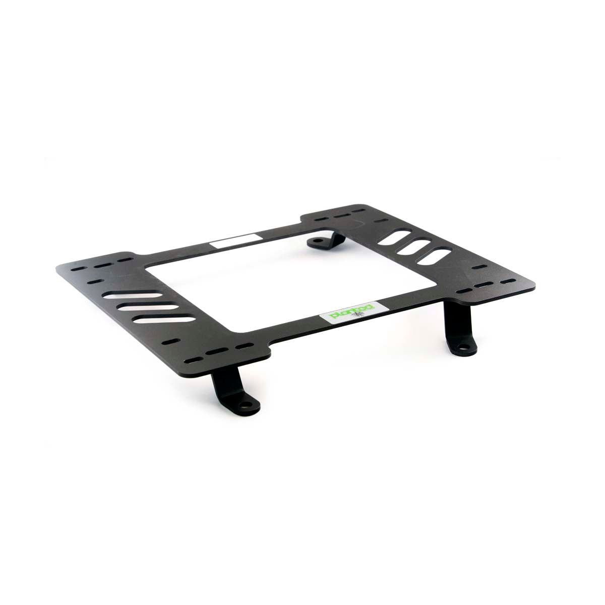 Vehicle-specific floor mounting base for 1969-1976 Triumph TR6, driver side, shown with Planted top plate