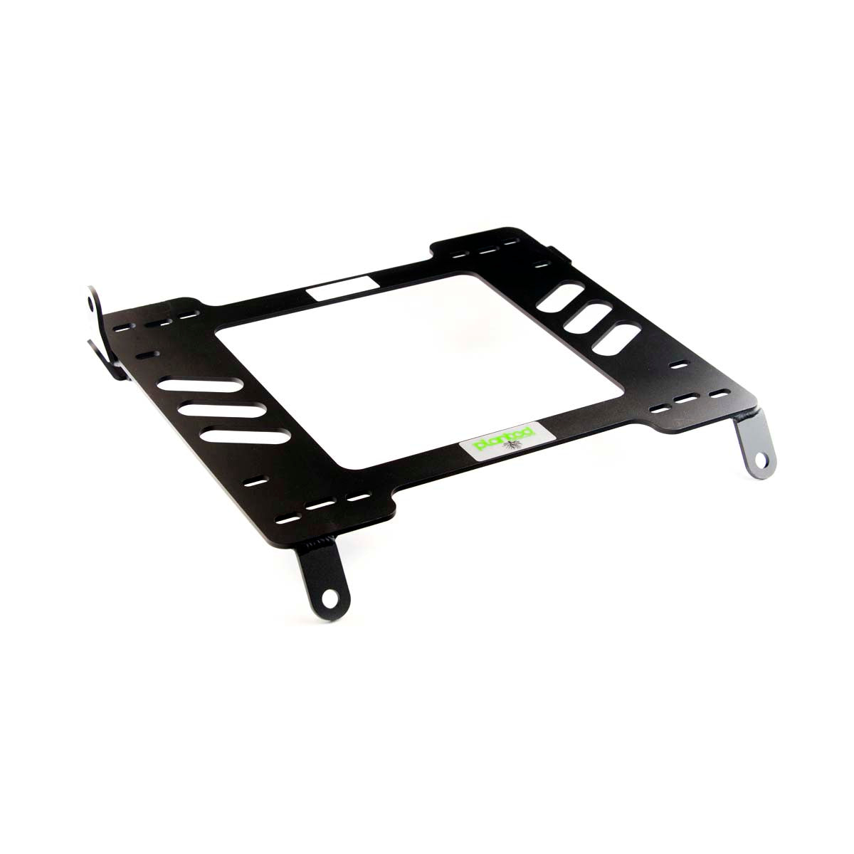 Vehicle-specific floor mounting base for 2003-2009 Subaru Legacy, driver side, shown with Planted top plate