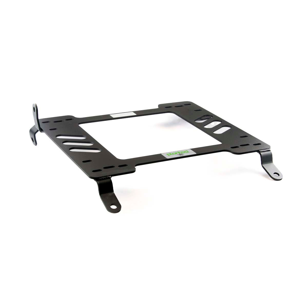 Vehicle-specific floor mounting base for 2006+ Toyota Corolla (E140/E150/E160, 10th/11th Gen), driver side, shown with Planted top plate