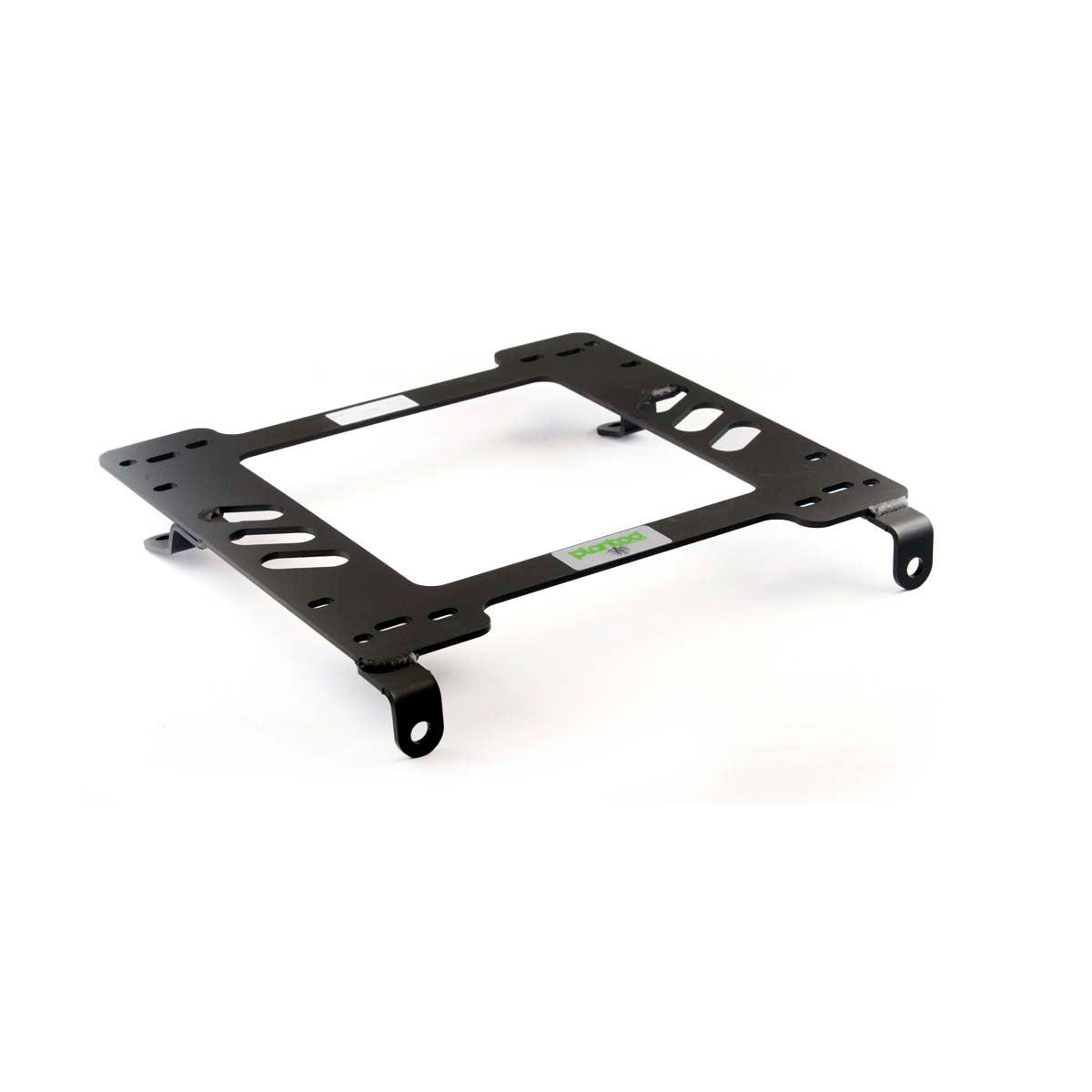 Vehicle-specific floor mounting base for 1970-1977 Toyota Celica, passenger side, shown with Planted top plate