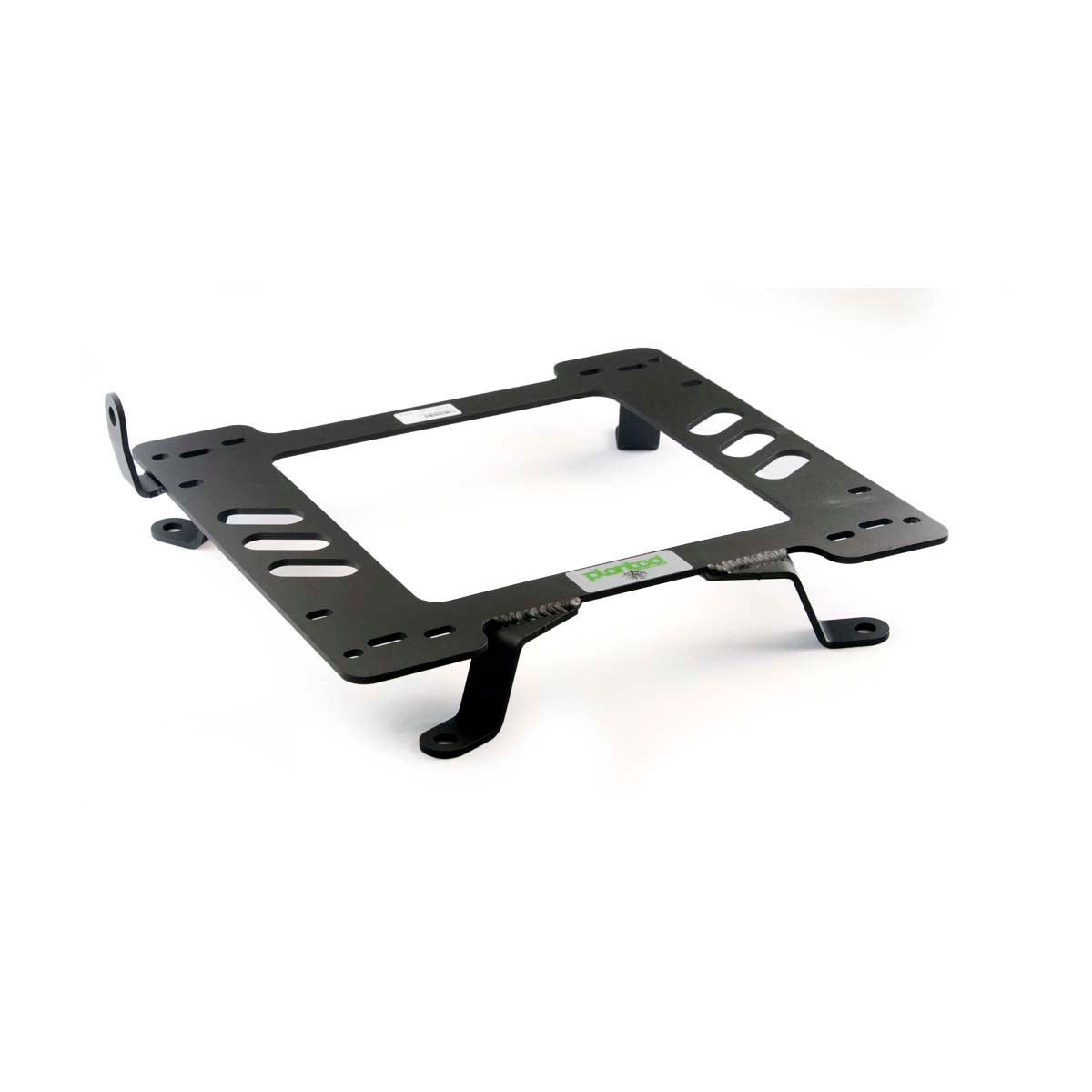 Vehicle-specific floor mounting base for 1995-2005 Chevrolet Cavalier, driver side, shown with Planted top plate