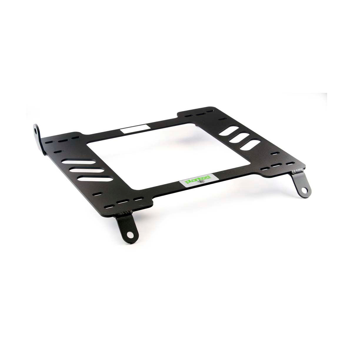 Vehicle-specific floor mounting base for 2013-2017 Subaru WRX/STI (2015+) / XV Crosstrek (4th Gen), driver side, shown with Planted top plate